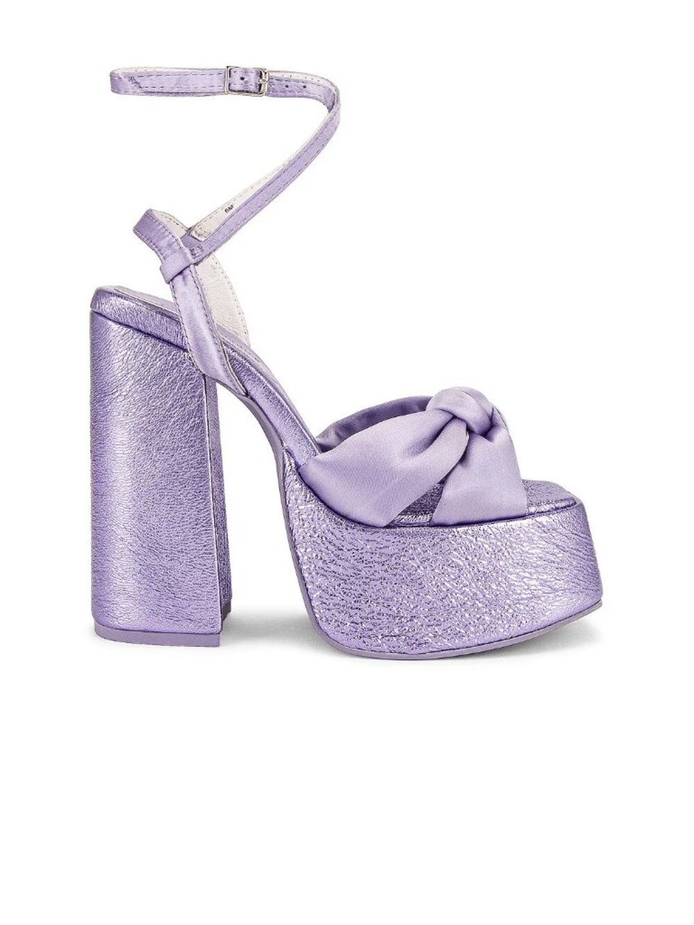 Jeffrey Campbell Seventies Platform Sandals Lilac Metallic